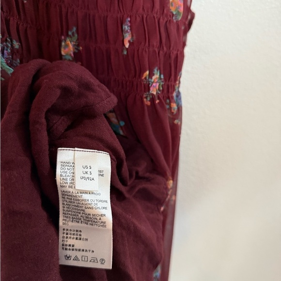 Free Peoples Cloud Nine Maxi dress in Berry Combo. Size Small - Picture 8 of 9